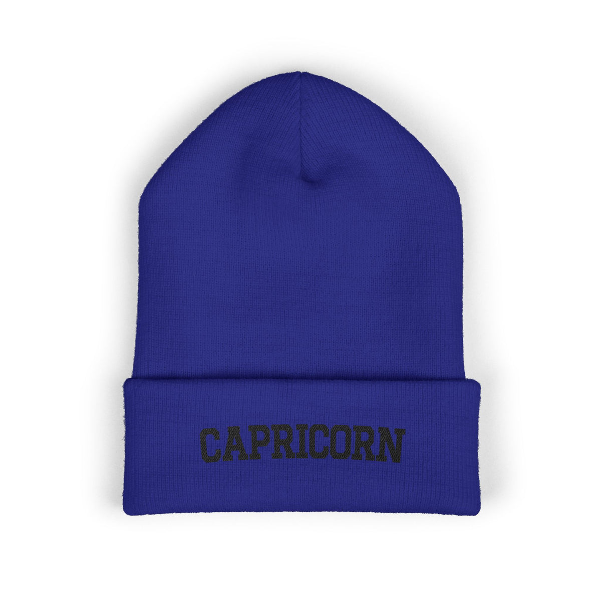 THE ZODIAC BEANIE — CAPRICORN — BLACK