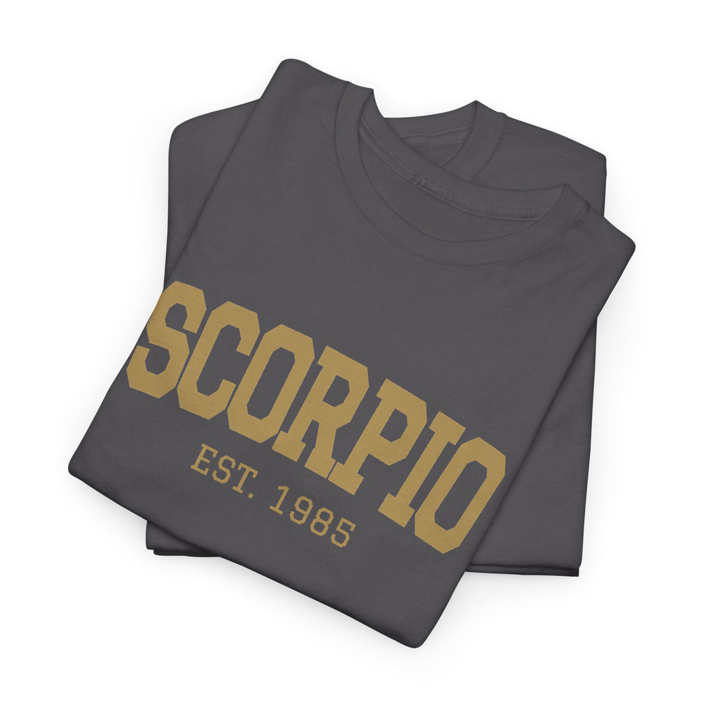 The Zodiac Tee: Scorpio, Est. Your Year