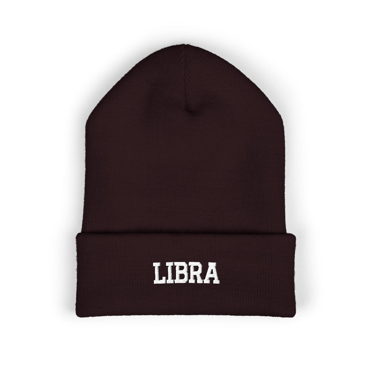 THE ZODIAC BEANIE — LIBRA — WHITE