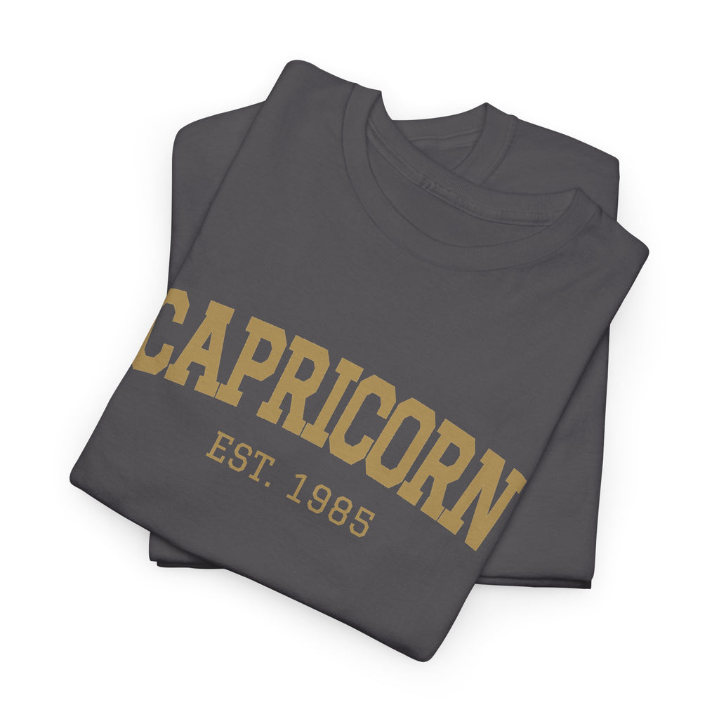 The Zodiac Tee: Capricorn, Est. Your Year