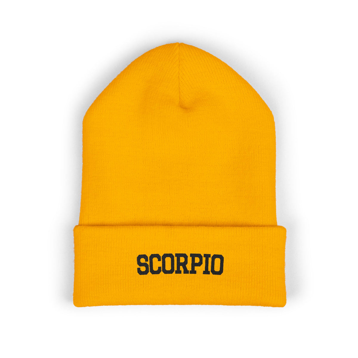 THE ZODIAC BEANIE — SCORPIO — BLACK