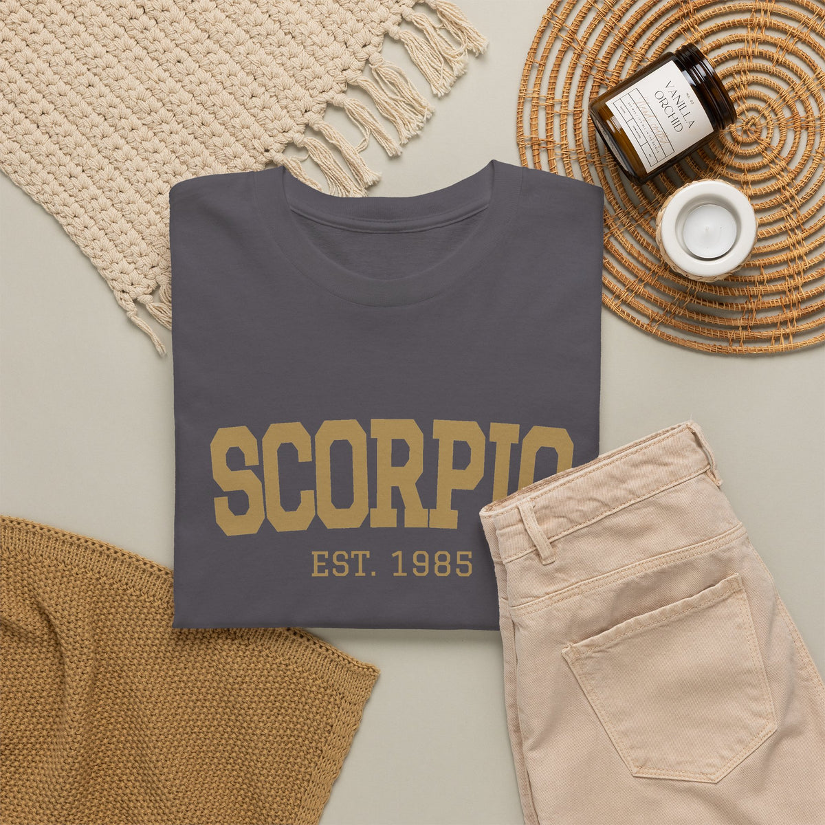 The Zodiac Tee: Scorpio, Est. Your Year