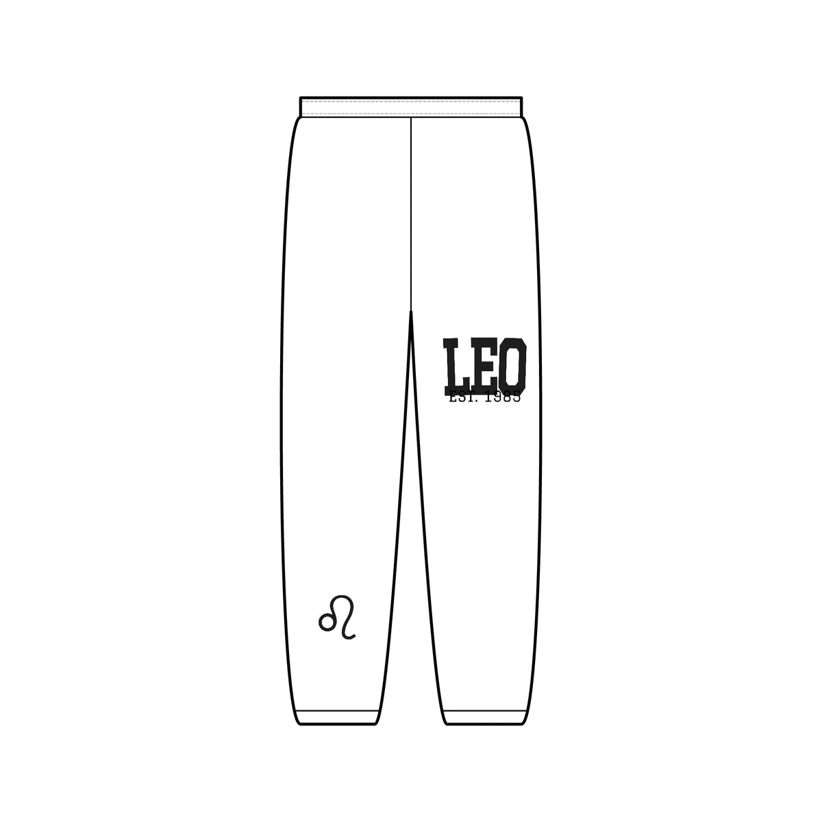 The Zodiac Sweatpants: Leo, Est. Your Year
