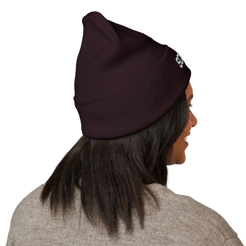 THE ZODIAC BEANIE — SCORPIO — WHITE