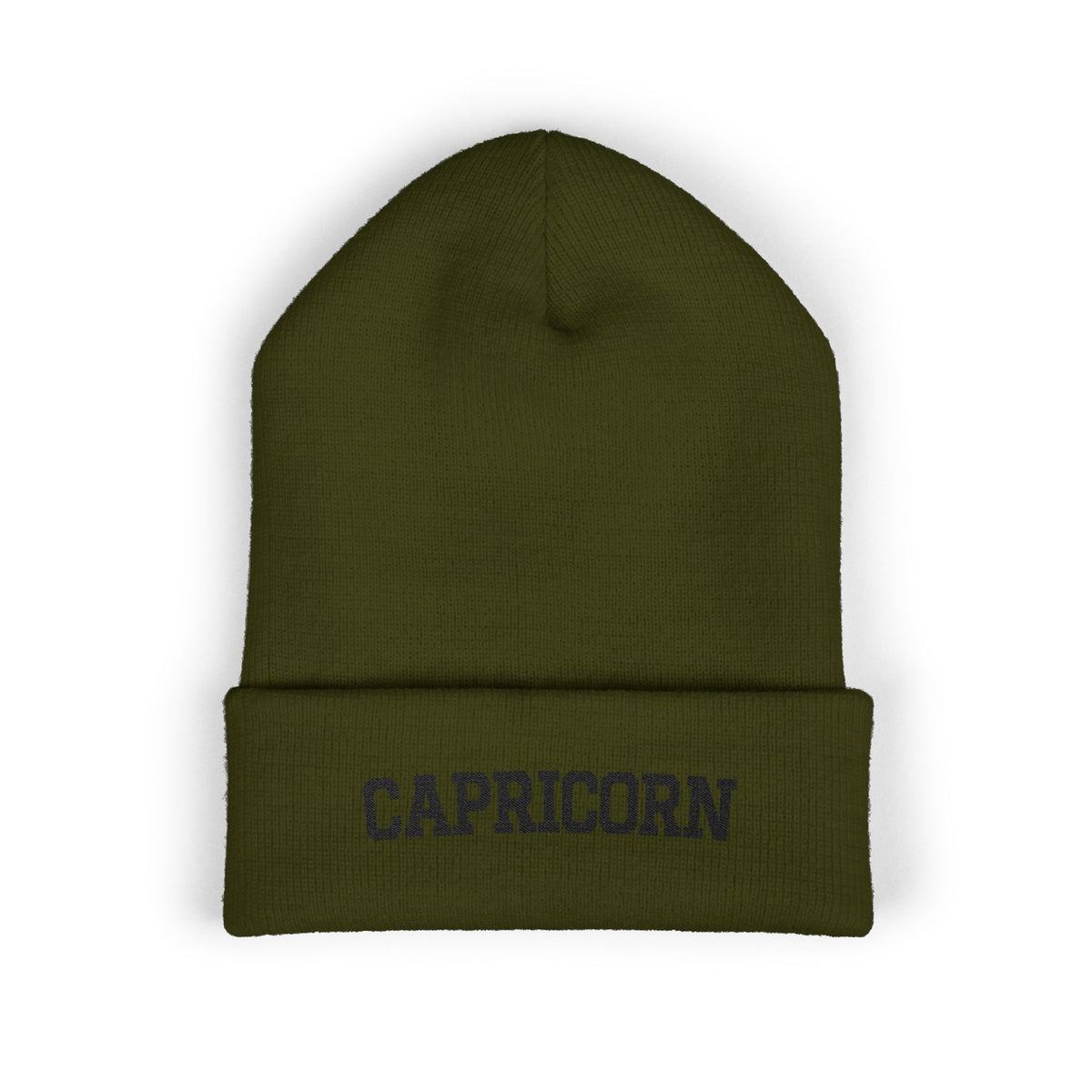 THE ZODIAC BEANIE — CAPRICORN — BLACK
