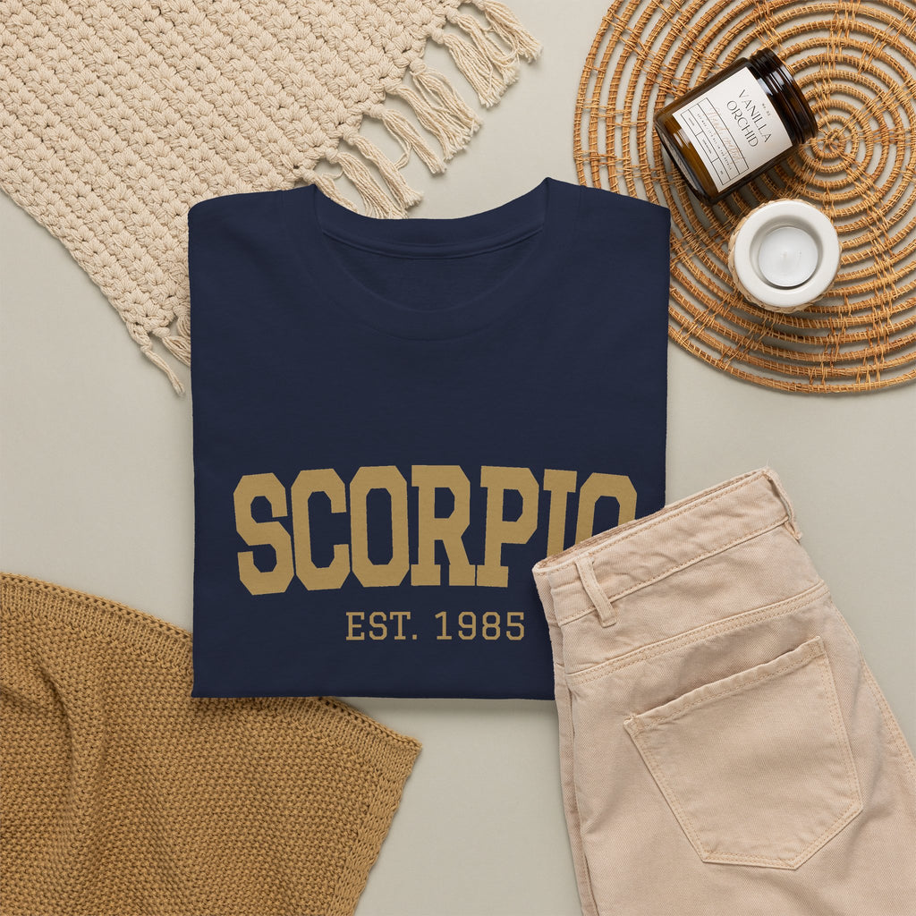 The Zodiac Tee: Scorpio, Est. Your Year