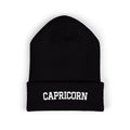 THE ZODIAC BEANIE — CAPRICORN — WHITE