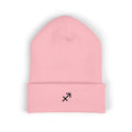 The Zodiac Glyph Beanie: Sagittarius, Black Thread