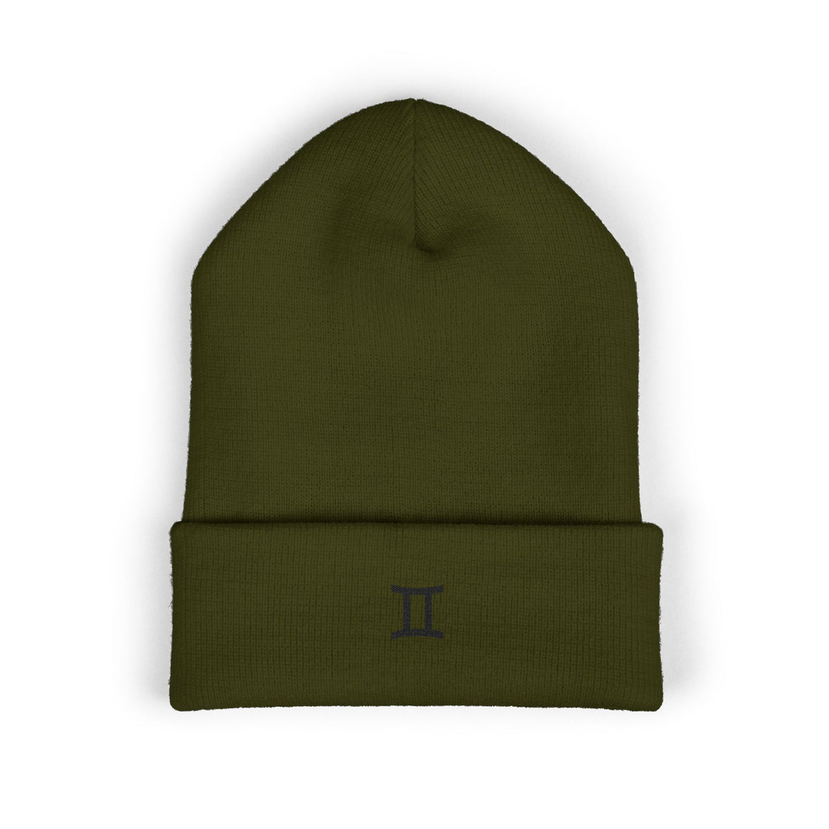 THE ZODIAC GLYPH BEANIE — GEMINI — BLACK