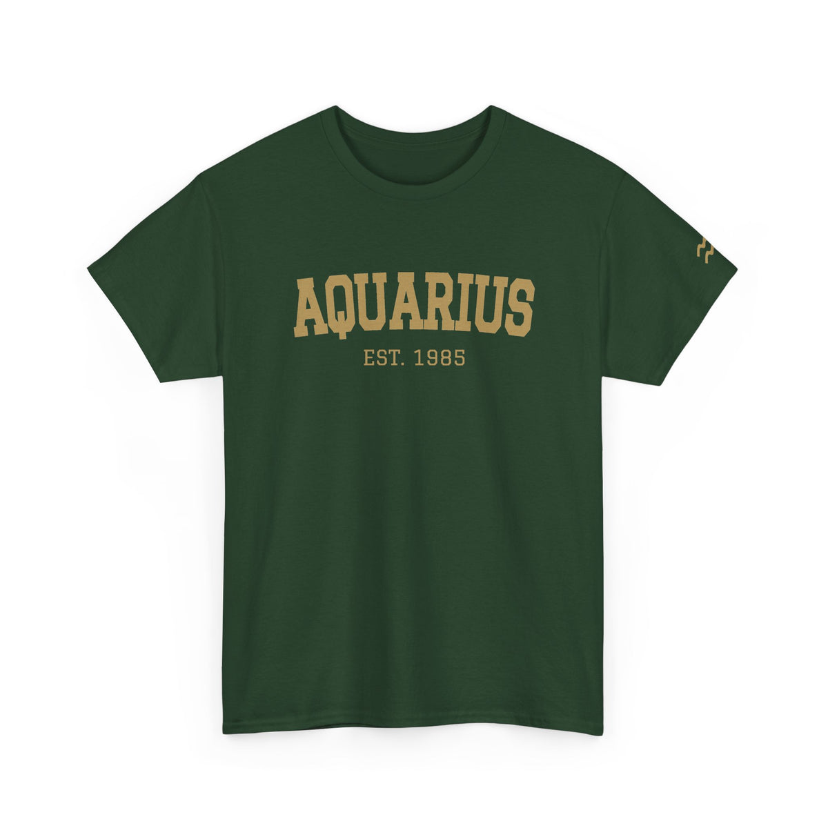 The Zodiac Tee: Aquarius, Est. Your Year