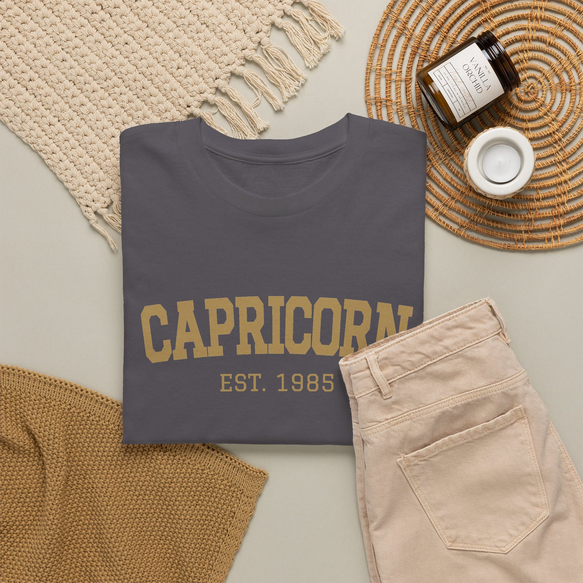 The Zodiac Tee: Capricorn, Est. Your Year