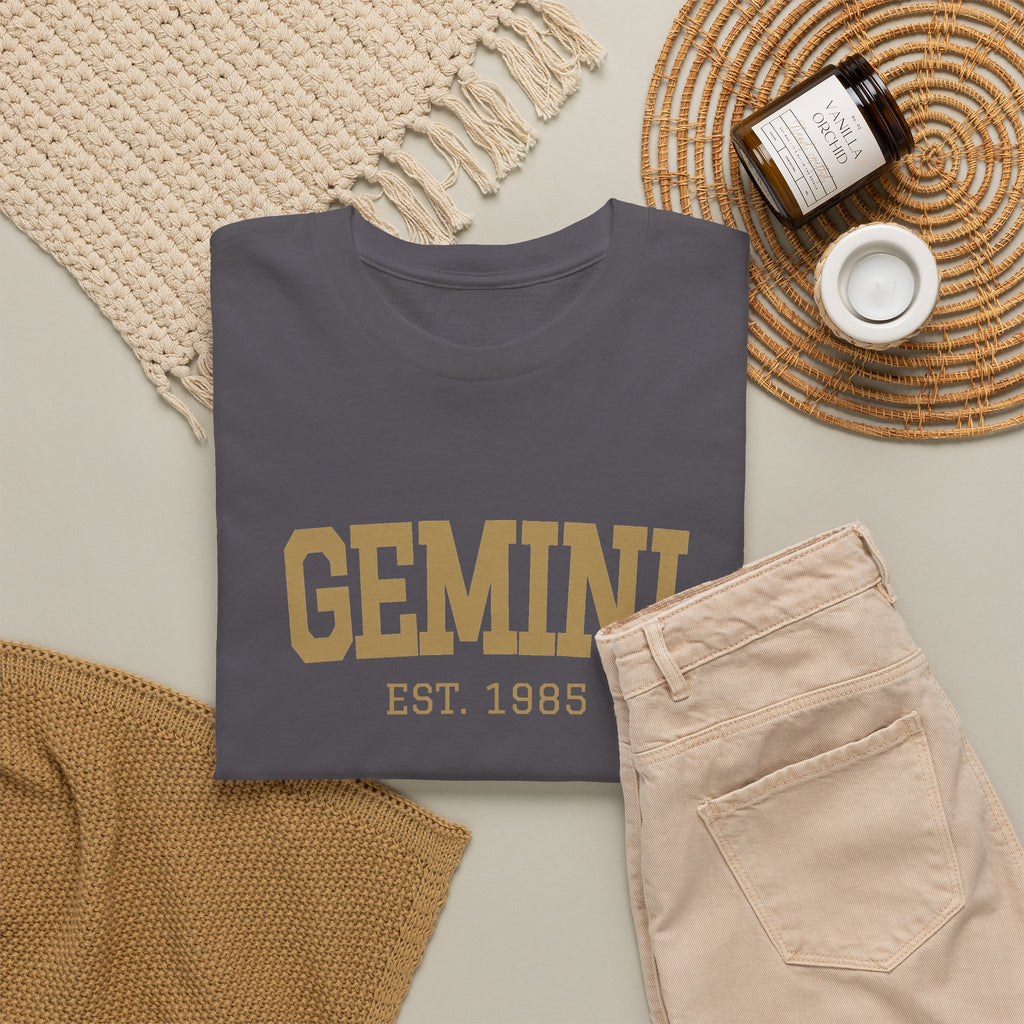 The Zodiac Tee: Gemini, Est. Your Year