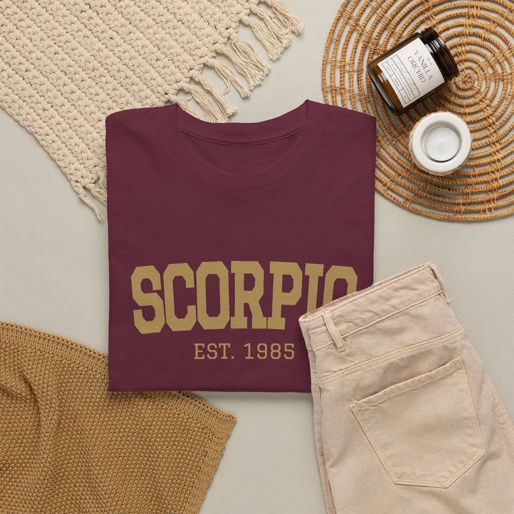 The Zodiac Tee: Scorpio, Est. Your Year
