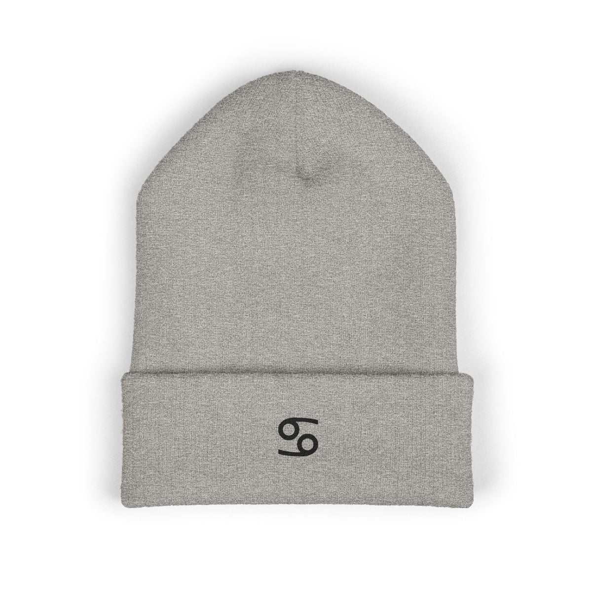 THE ZODIAC GLYPH BEANIE — CANCER — BLACK