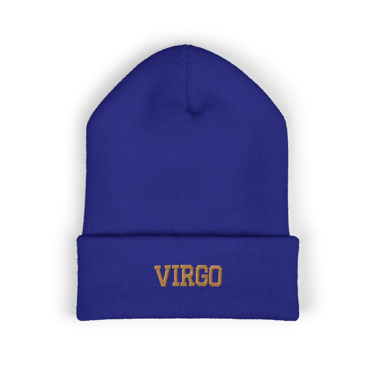 THE ZODIAC BEANIE — VIRGO — OLD GOLD