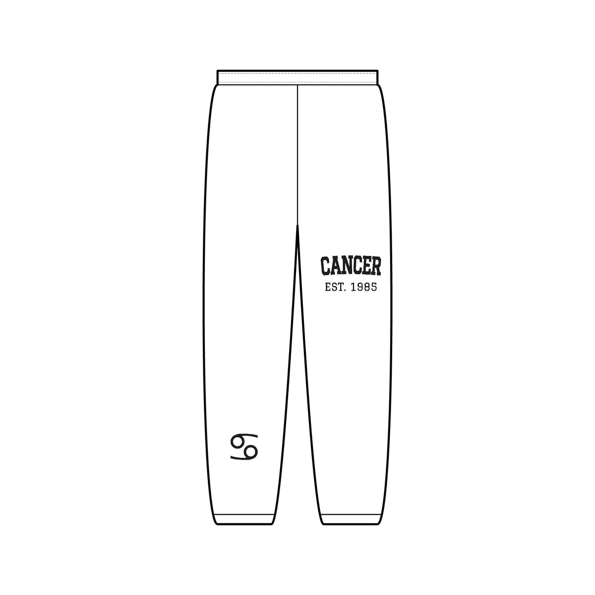 The Zodiac Sweatpants: Cancer, Est. Your Year