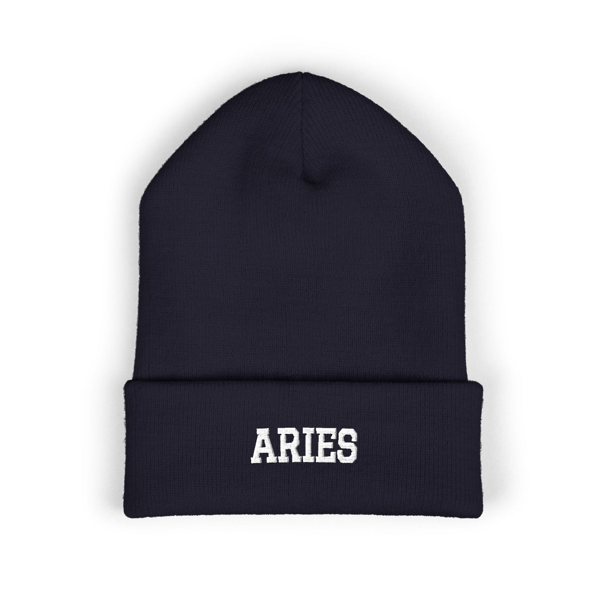 THE ZODIAC BEANIE — ARIES — WHITE