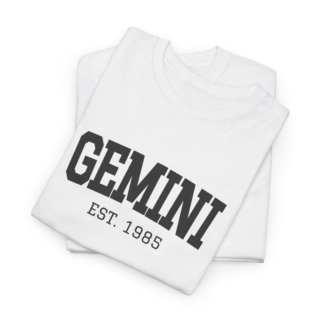The Zodiac Tee: Gemini, Est. Your Year