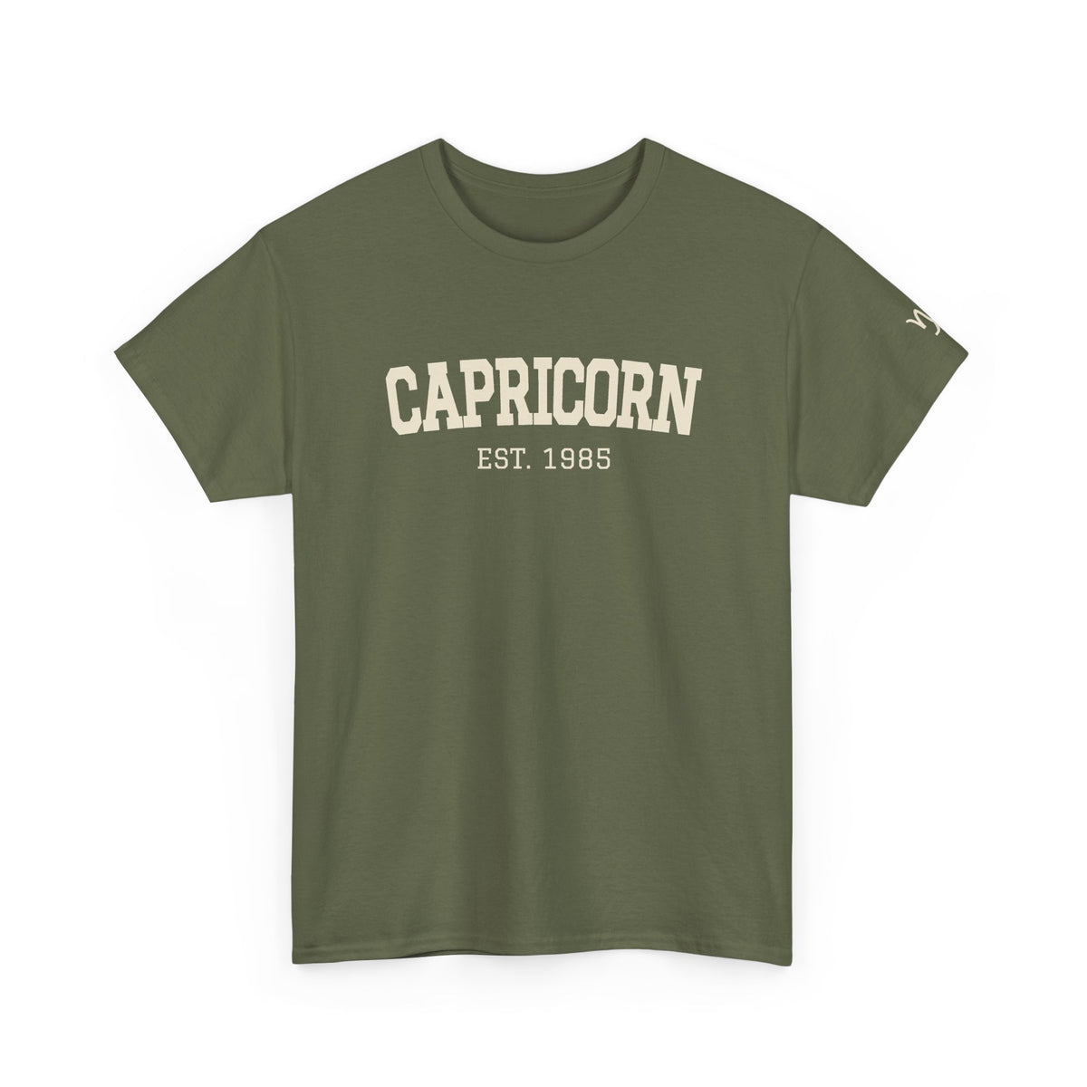 The Zodiac Tee: Capricorn, Est. Your Year