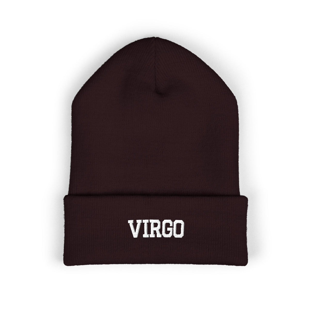 THE ZODIAC BEANIE — VIRGO — WHITE