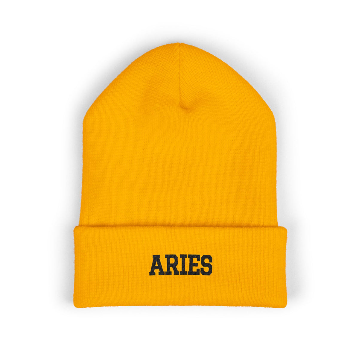 THE ZODIAC BEANIE — ARIES — BLACK