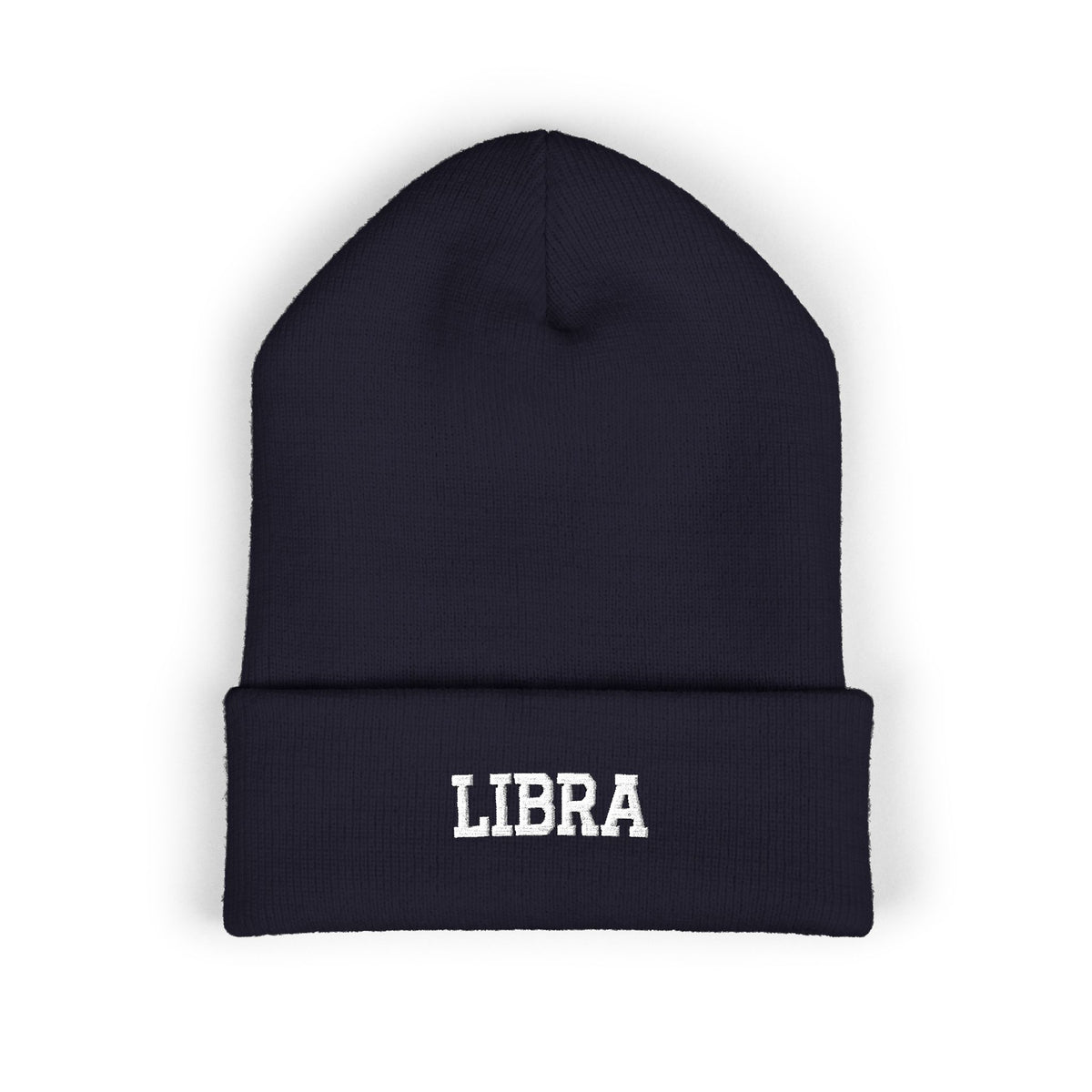 THE ZODIAC BEANIE — LIBRA — WHITE