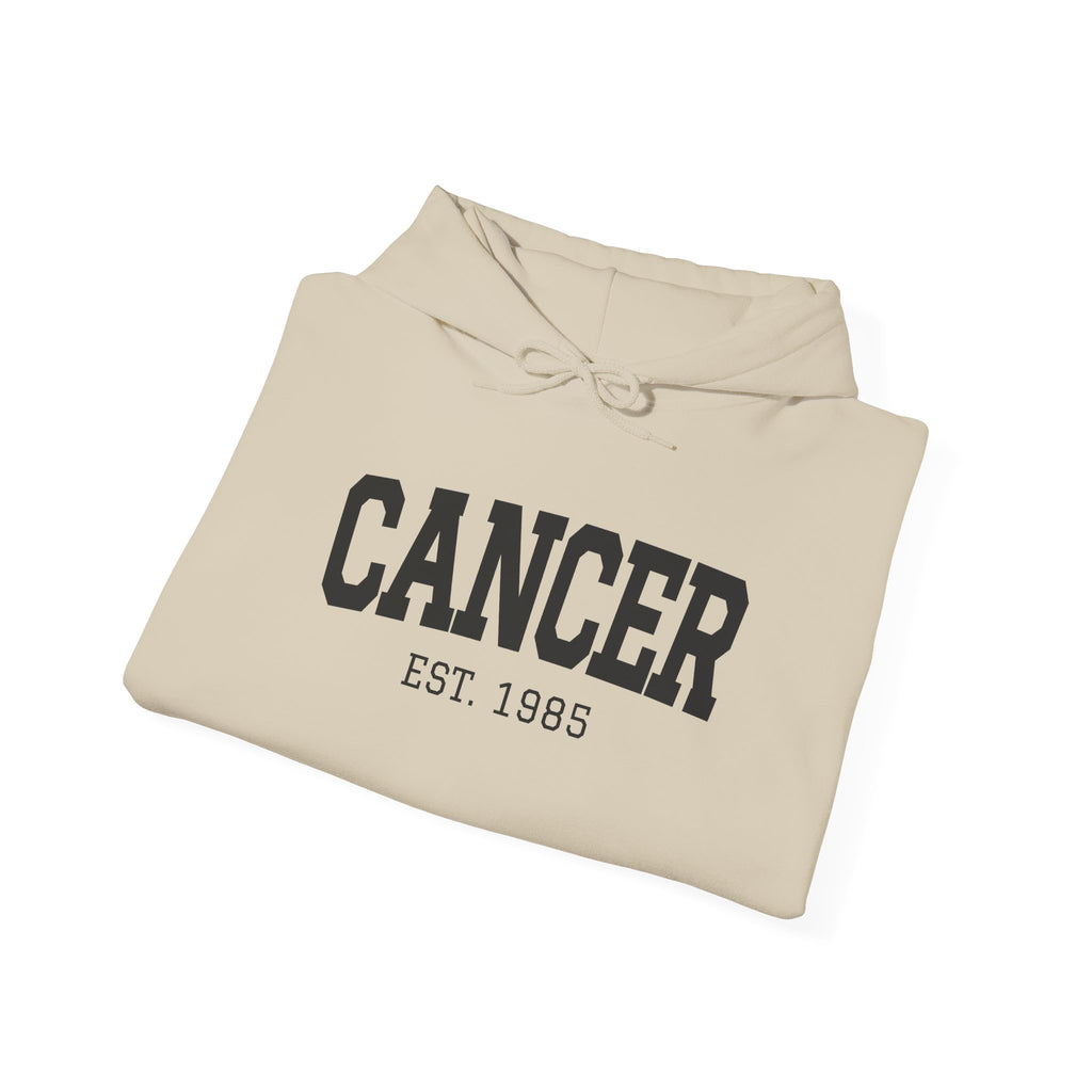 The Zodiac Hoodie: Cancer, Est. Your Year