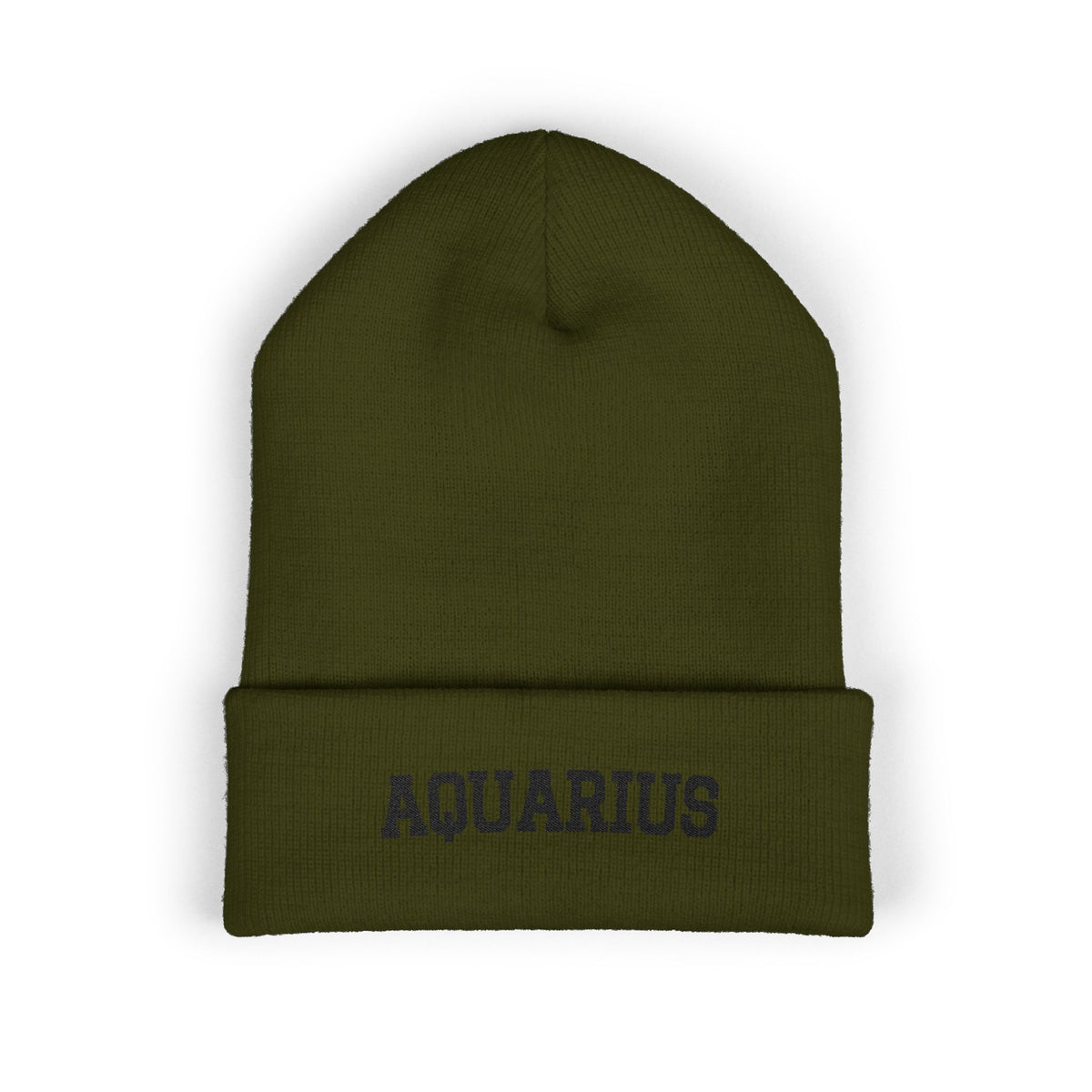 THE ZODIAC BEANIE — AQUARIUS — BLACK