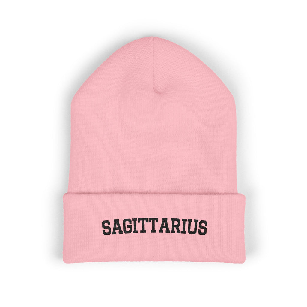 THE ZODIAC BEANIE — SAGITTARIUS — BLACK