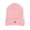 THE ZODIAC GLYPH BEANIE — SCORPIO — BLACK