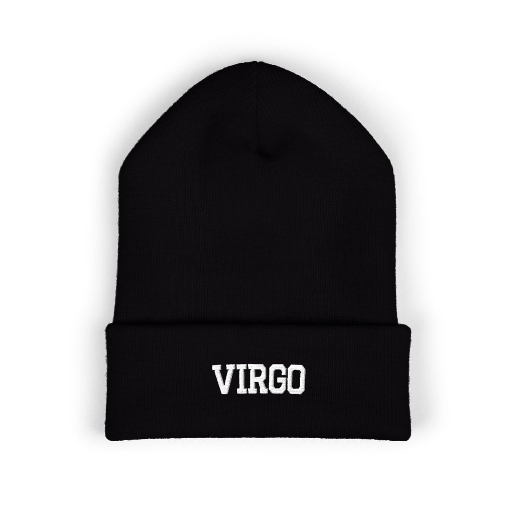 THE ZODIAC BEANIE — VIRGO — WHITE