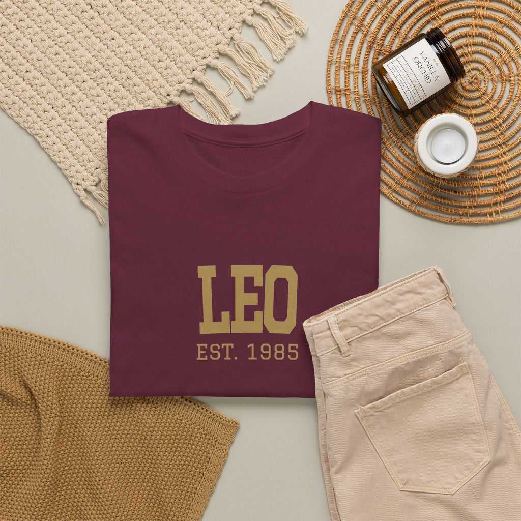 The Zodiac Tee: Leo, Est. Your Year