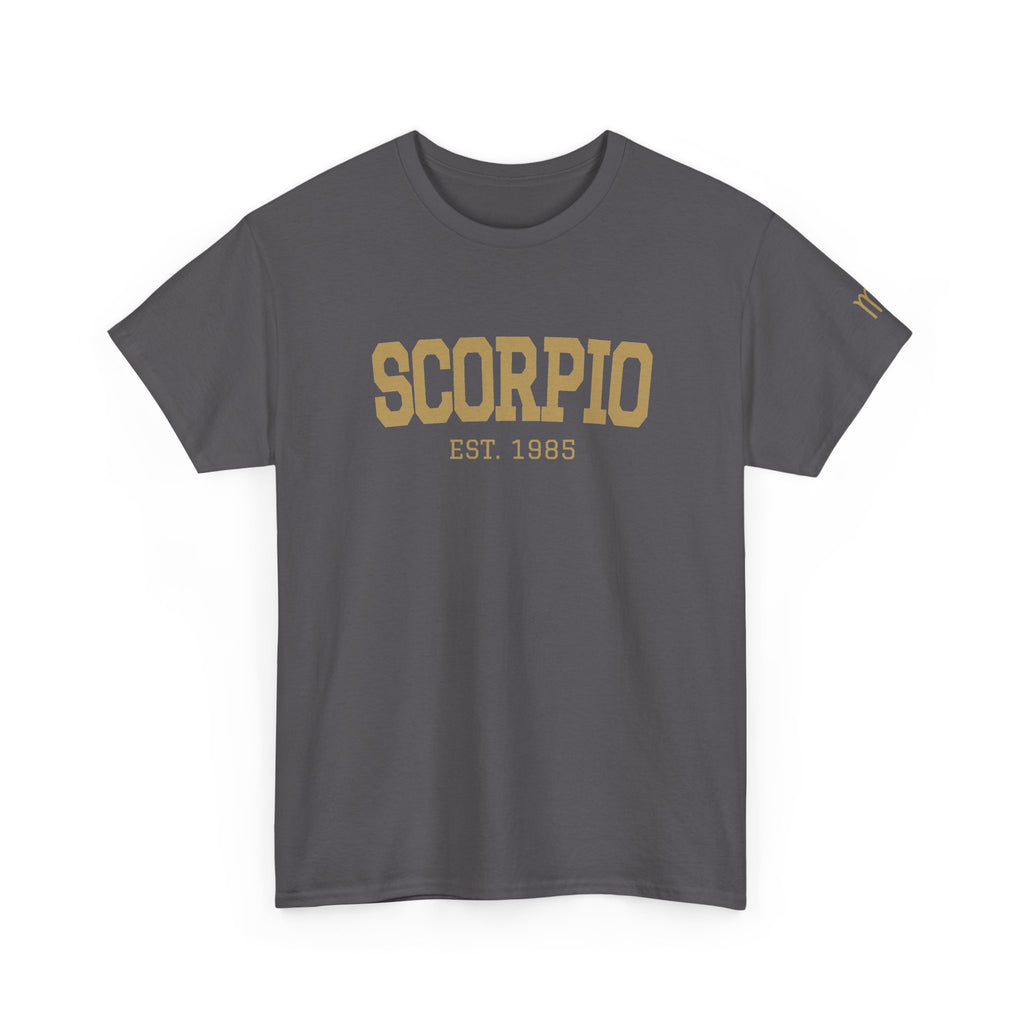 The Zodiac Tee: Scorpio, Est. Your Year