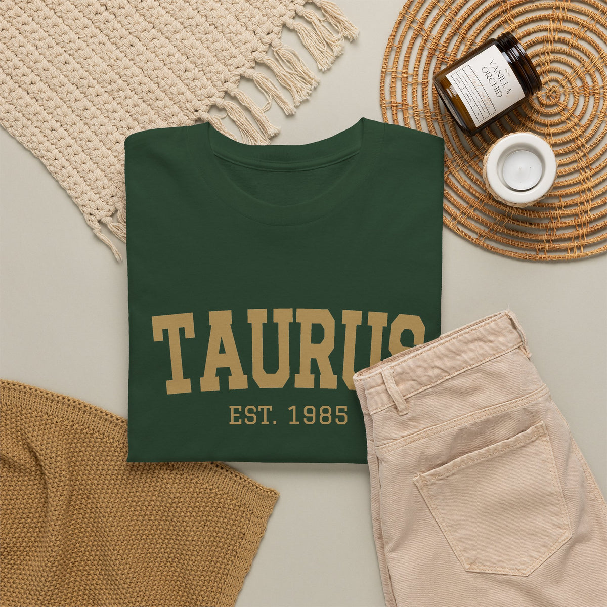 The Zodiac Tee: Taurus, Est. Your Year