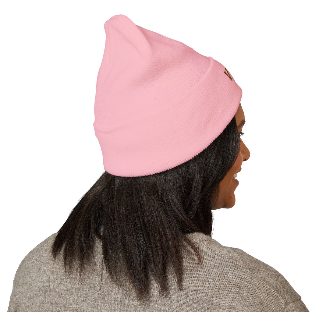 THE ZODIAC BEANIE — VIRGO — OLD GOLD