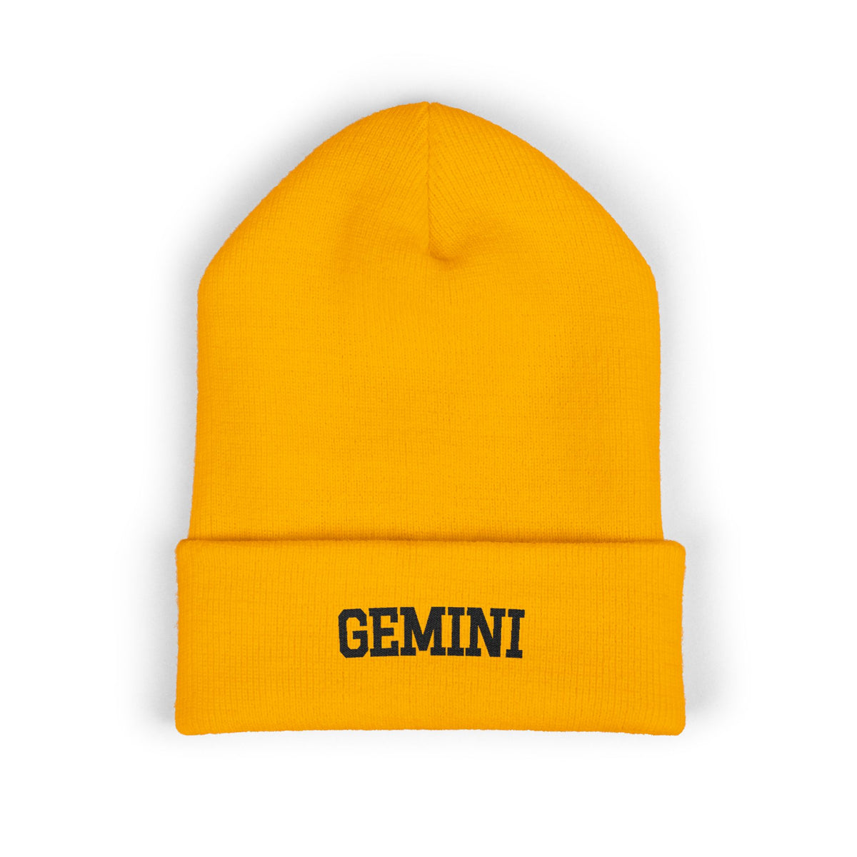 THE ZODIAC BEANIE — GEMINI — BLACK