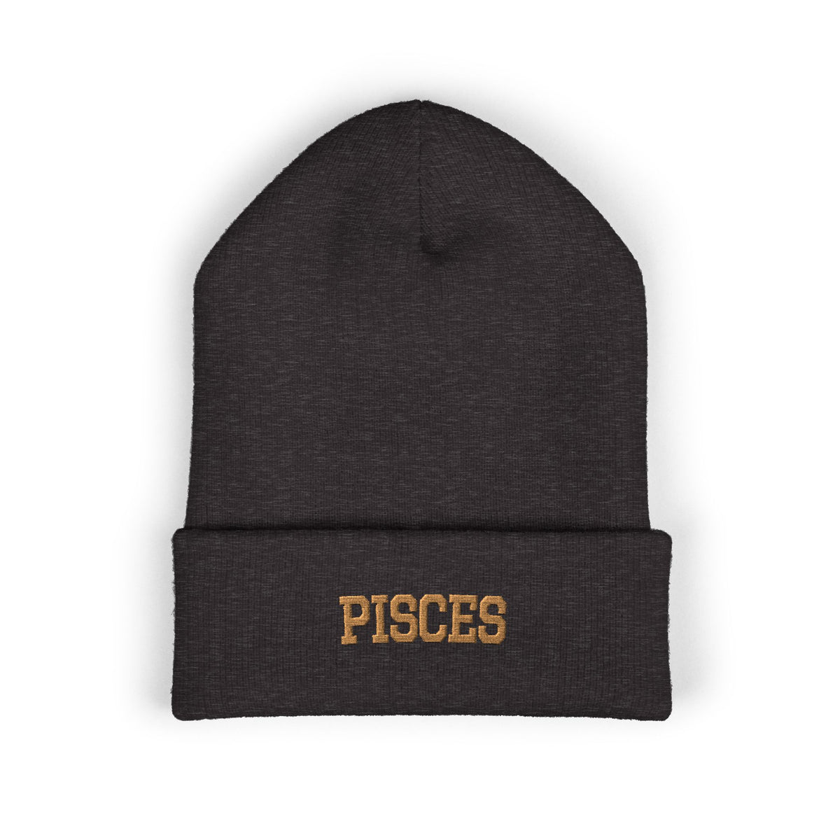 THE ZODIAC BEANIE — PISCES — OLD GOLD