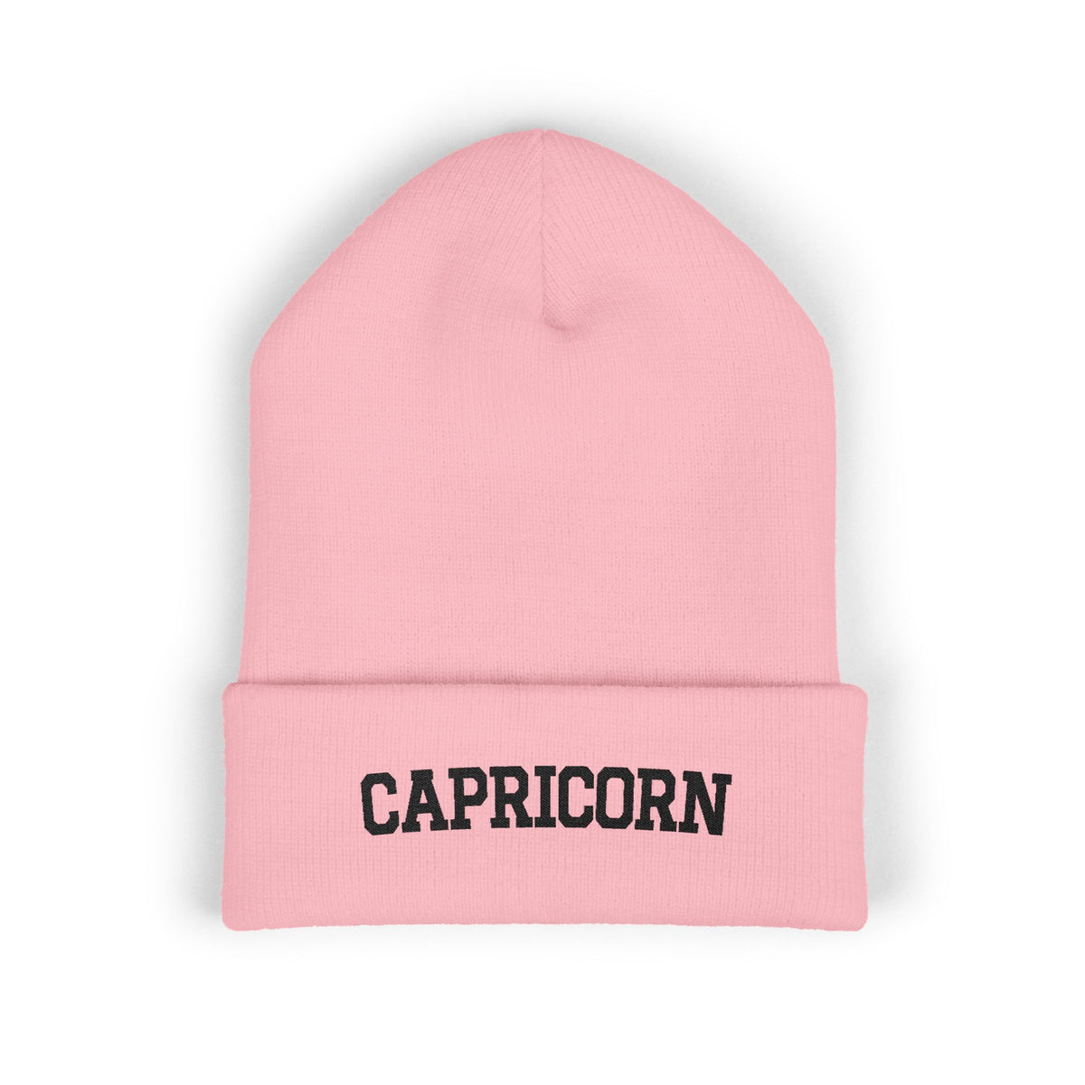 THE ZODIAC BEANIE — CAPRICORN — BLACK