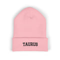 THE ZODIAC BEANIE — TAURUS — BLACK
