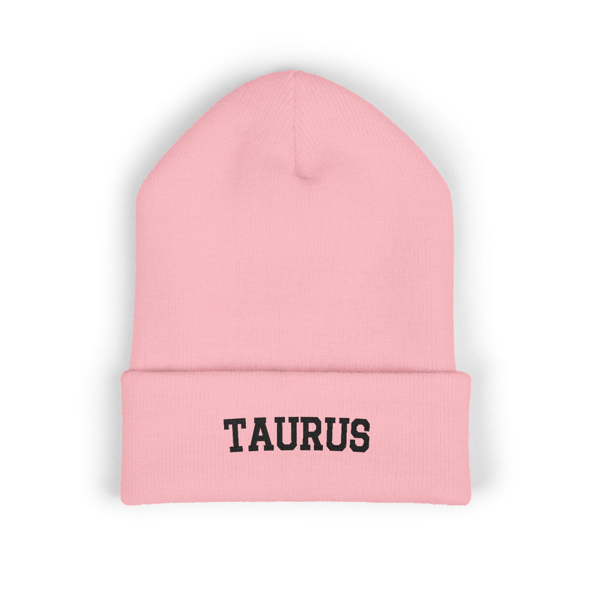 THE ZODIAC BEANIE — TAURUS — BLACK