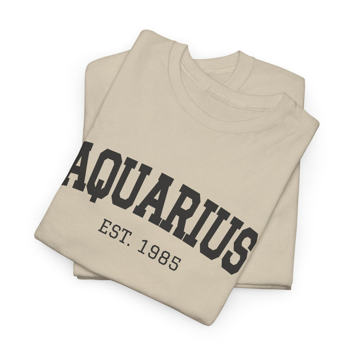 The Zodiac Tee: Aquarius, Est. Your Year