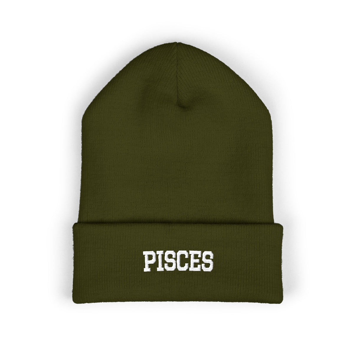 THE ZODIAC BEANIE — PISCES — WHITE