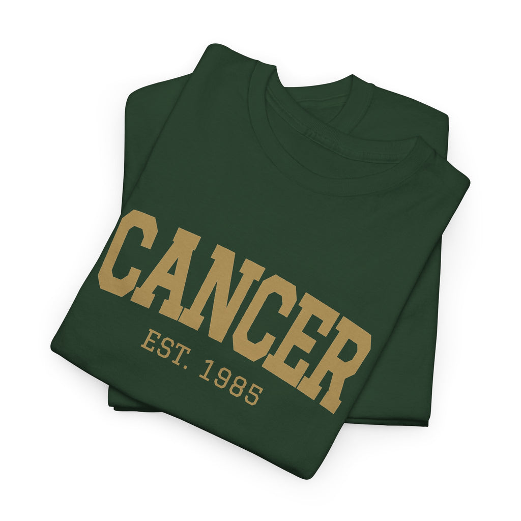 The Zodiac Tee: Cancer, Est. Your Year