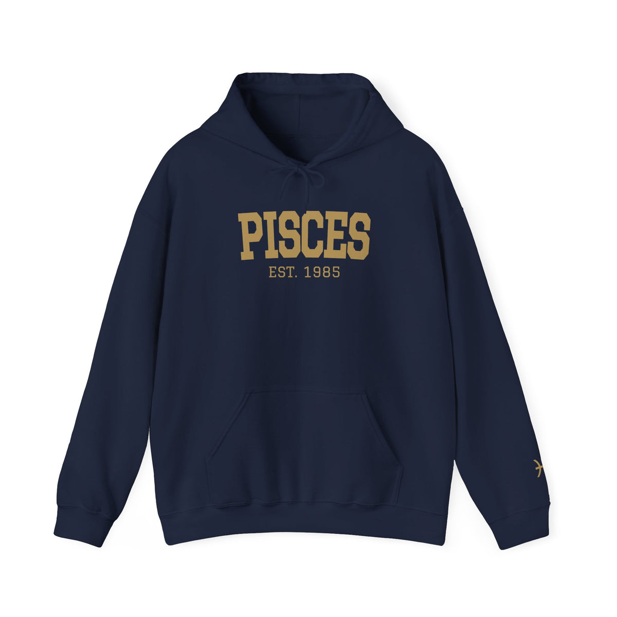 The Zodiac Hoodie: Pisces, Est. Your Year