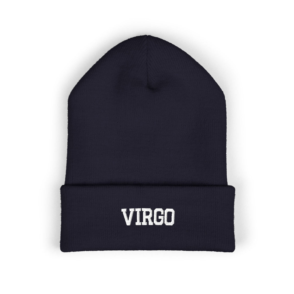 THE ZODIAC BEANIE — VIRGO — WHITE