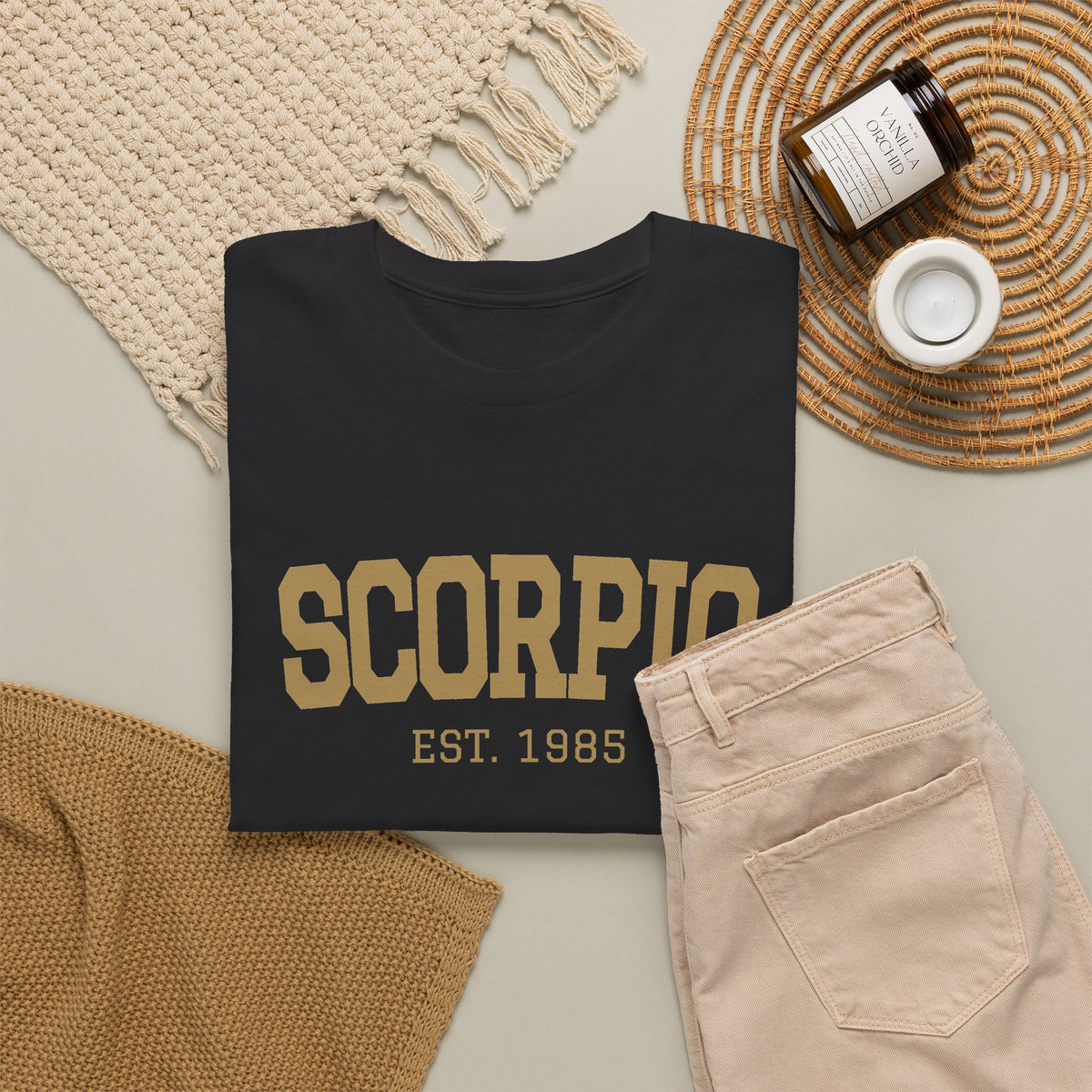The Zodiac Tee: Scorpio, Est. Your Year