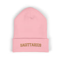 THE ZODIAC BEANIE — SAGITTARIUS — OLD GOLD
