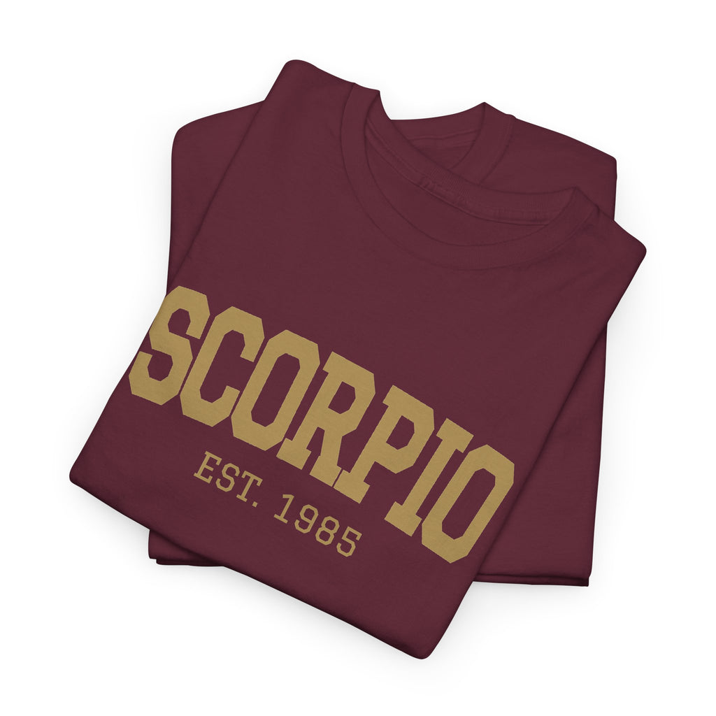 The Zodiac Tee: Scorpio, Est. Your Year