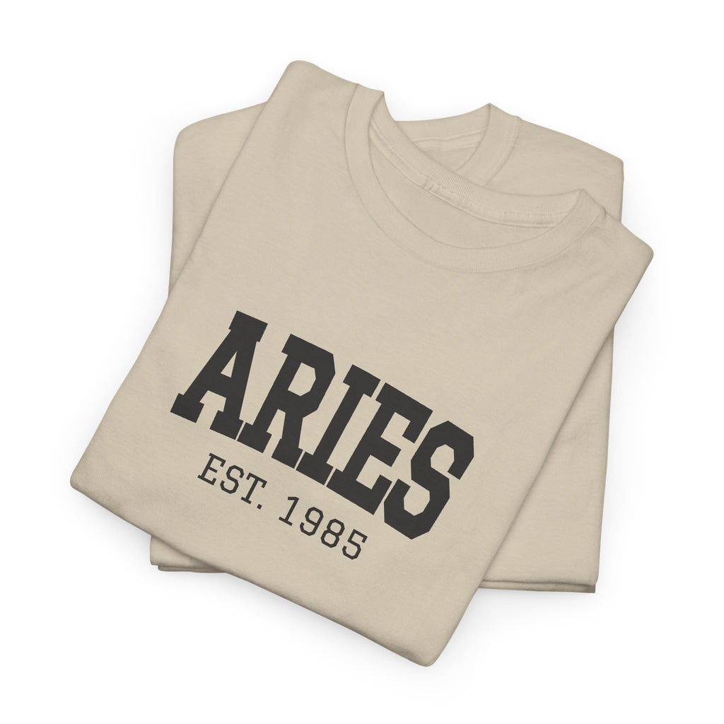 The Zodiac Tee: Aries, Est. Your Year