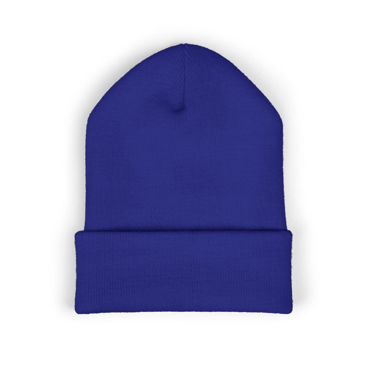 The Zodiac Beanie, Gemini, old gold thread, royal beanie